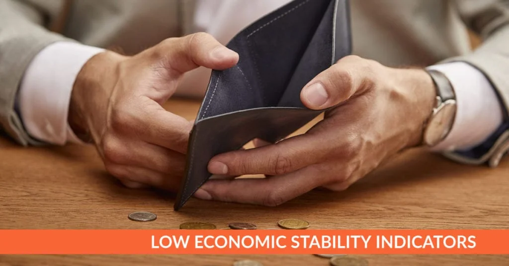 Low Economic Stability Indicator List, Low Economic Stability Indicator List